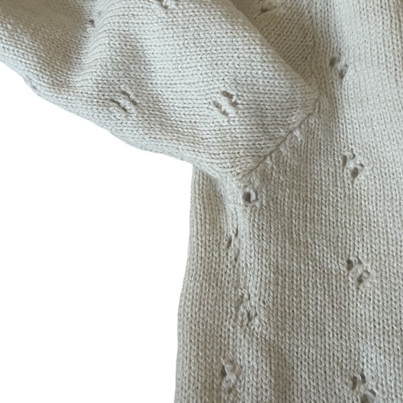 GiGi Knitwear Dolly 100% Merino Wool Cardi in Cream Small - Picture 11 of 13